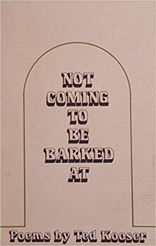 Not Coming to be Barked At